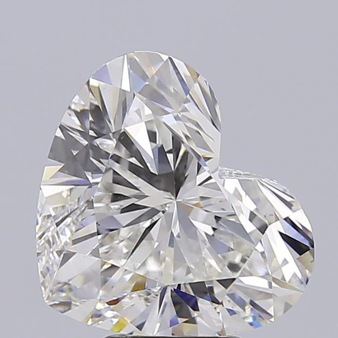 5,06 Karat herzförmiger, im Labor gezüchteter Diamant VS2F