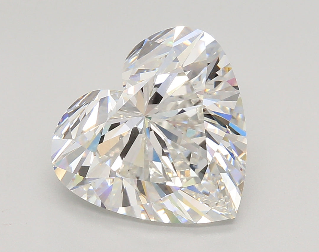 5.06 Carat Heart Cut Lab Grown Diamond VVS1F