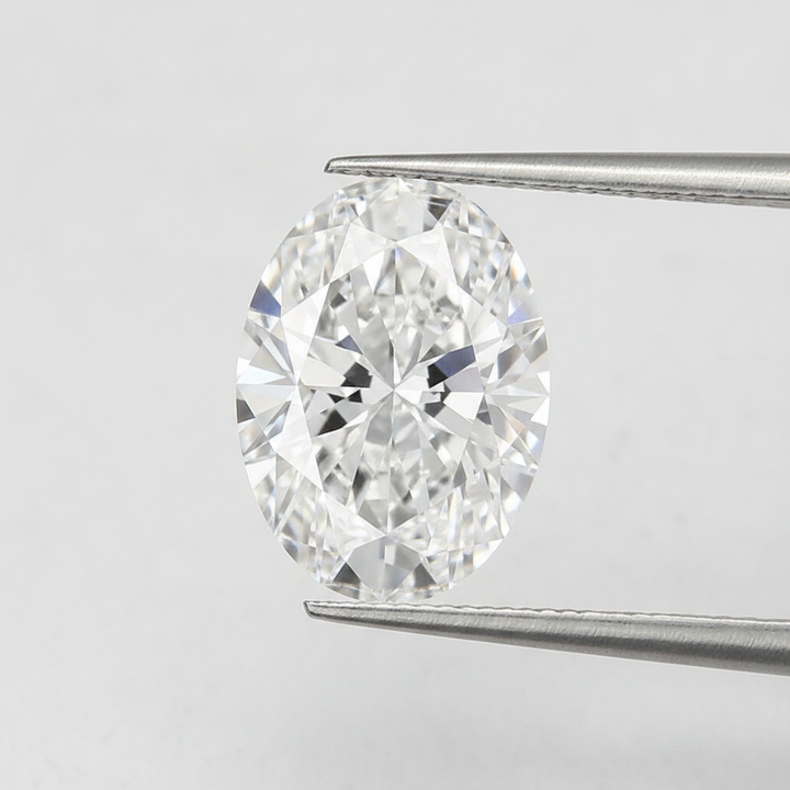 5.06 Ct D Color VVS2 Oval Lab Grown Diamond Excellent Polish Symmetry IGI Certified