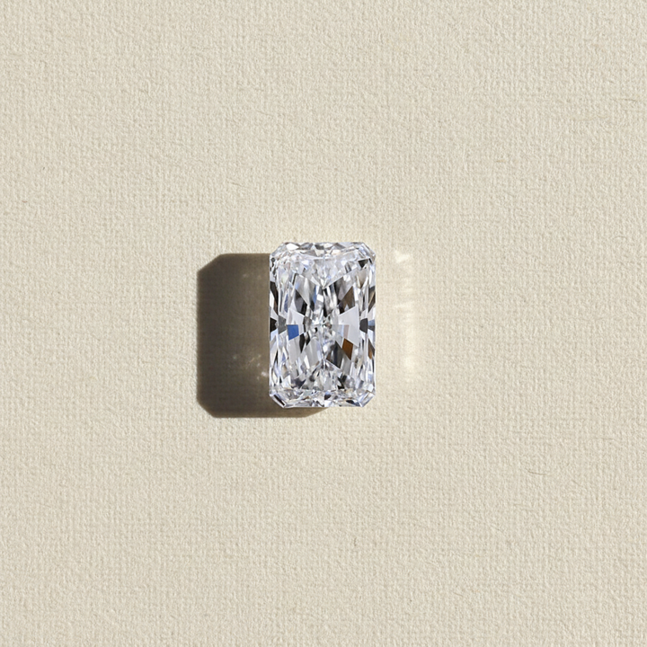 5.06 Carat Radiant Lab Grown Diamond, VS1/D