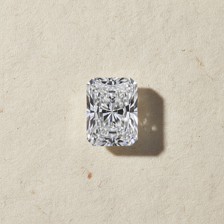 5.06 Carat Radiant Lab Grown Diamond, VVS2/D