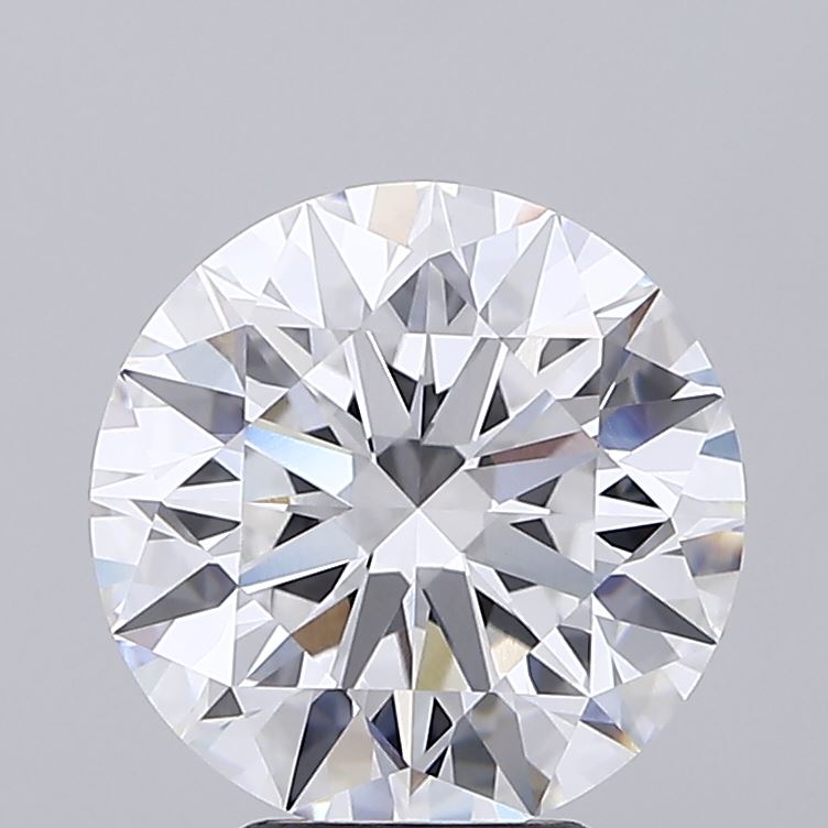 Diamante cultivado en laboratorio de talla redonda de 5,06 quilates VVS1 D