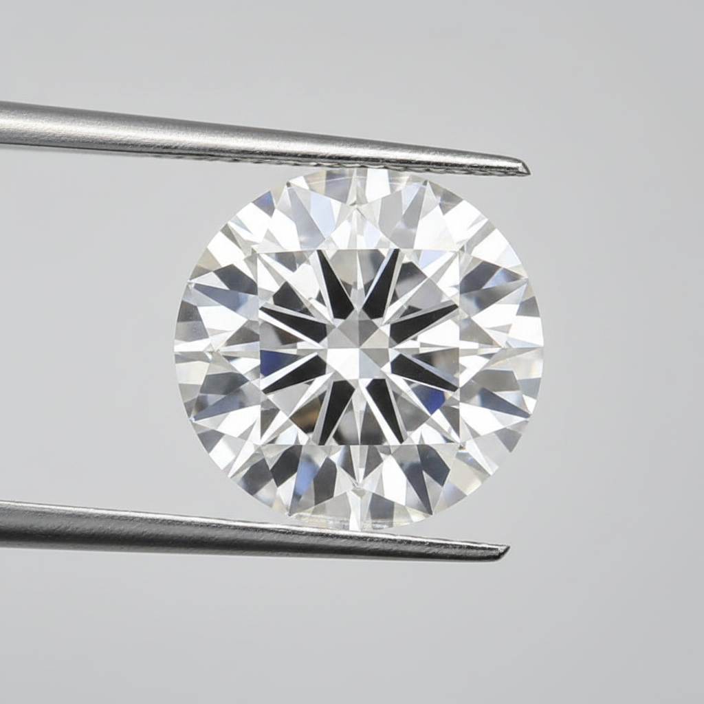 5.06 Ct F Color VVS1 Round Lab Grown Diamond Excellent Polish Symmetry IGI Certified