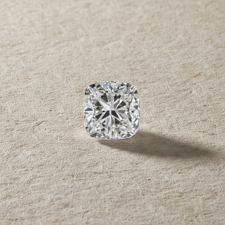 5.07 Carat Cushion Lab Grown Diamond, VS1/F