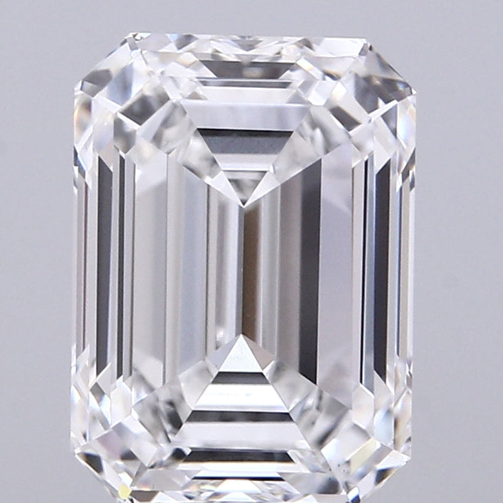 5,07 karaat smaragd geslepen lab-grown diamant VVS2 D