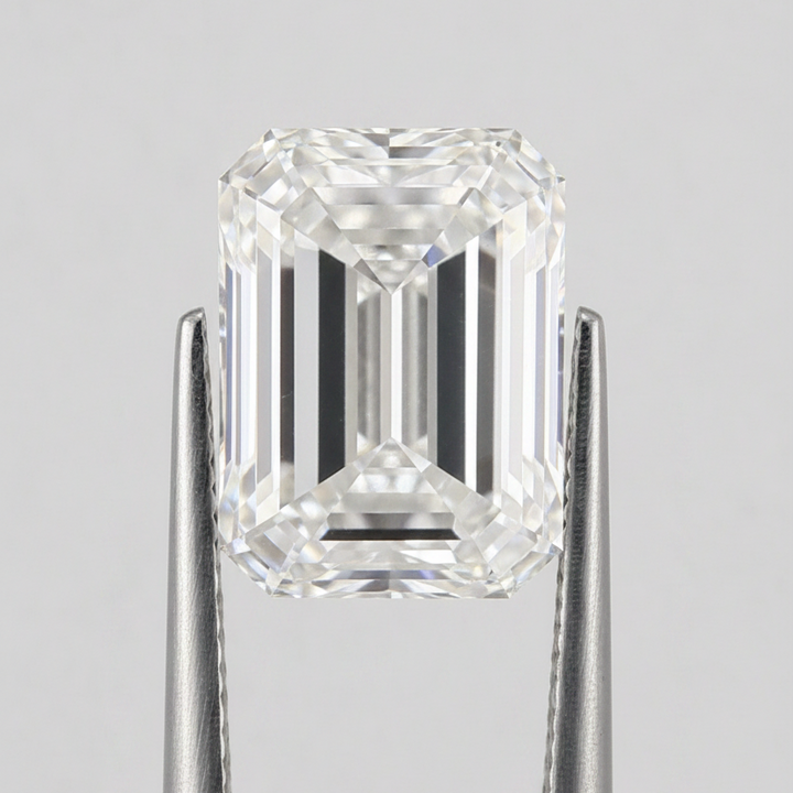5.07 Carat Emerald Lab Grown Diamond, VVS1/E