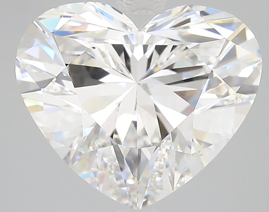 Diamant cultivé en laboratoire, taille cœur, 5,07 carats, VS1E