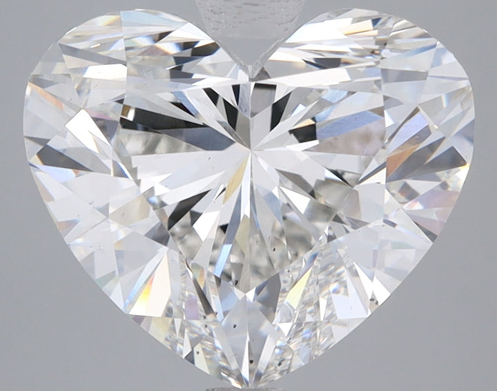 Diamant cultivé en laboratoire, taille cœur, 5,07 carats, VS2F