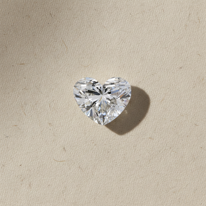 5.07 Carat Heart Cut Lab Grown Diamond VS2 F Color IGI Certified
