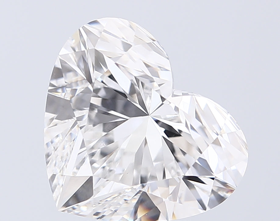 5.07 Carat Heart Cut Lab Grown Diamond VVS2D