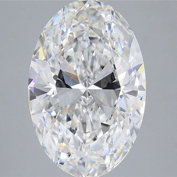 Diamante cultivado en laboratorio de talla ovalada de 5,07 quilates VVS1 D