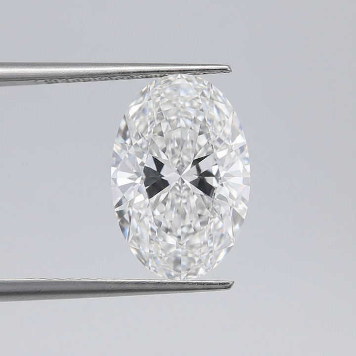 5,07 karaat ovaal geslepen laboratoriumdiamant, VVS1/D
