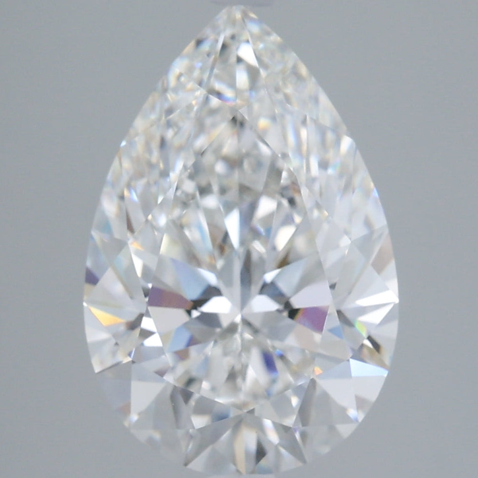 5.07 Carat Pear Cut Lab Grown Diamond VVS2 E