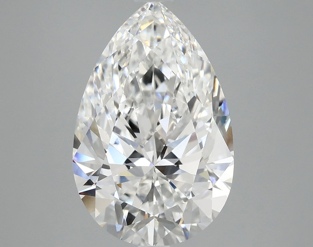 5.07 Carat Pear Cut Lab Grown Diamond VVS2E