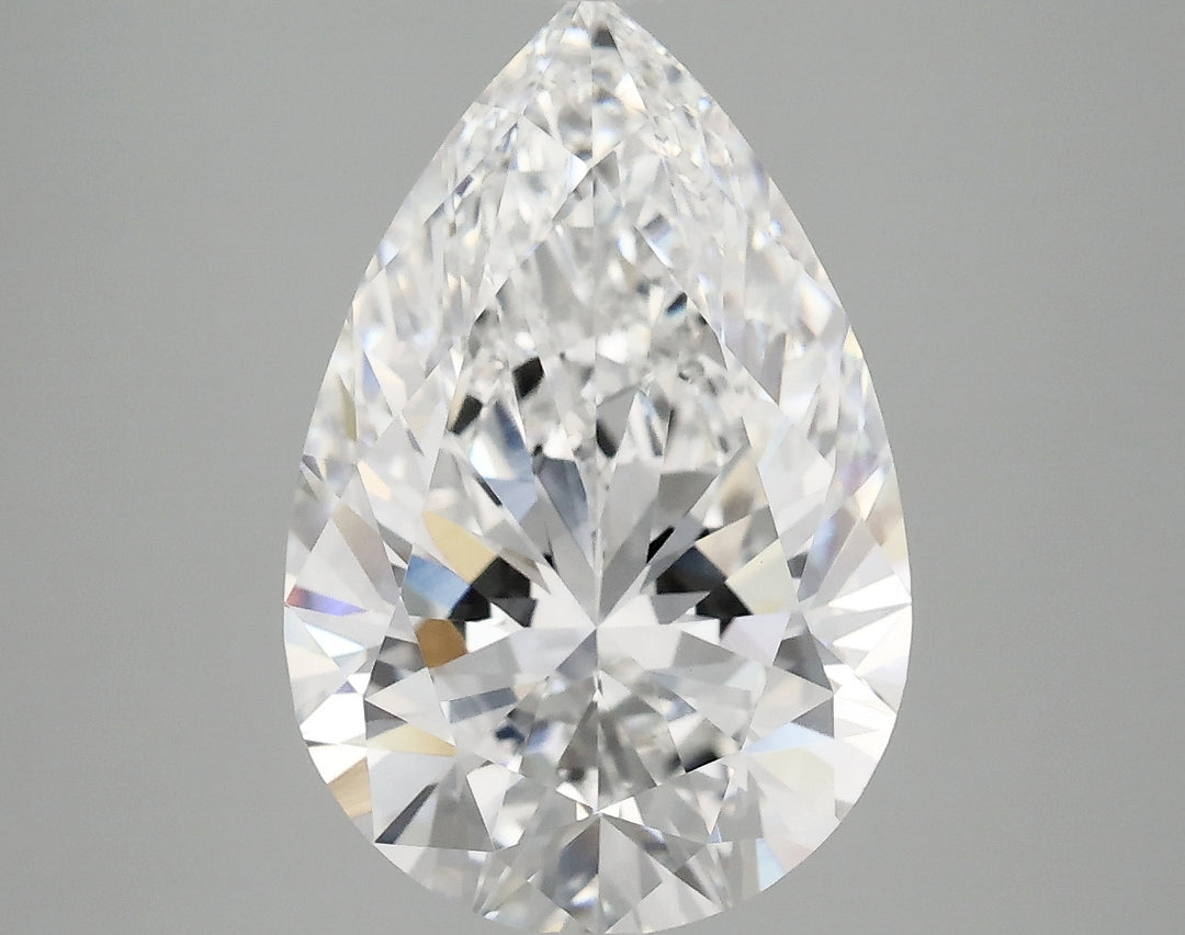 5.07 Carat Pear Cut Lab Grown Diamond VVS2E