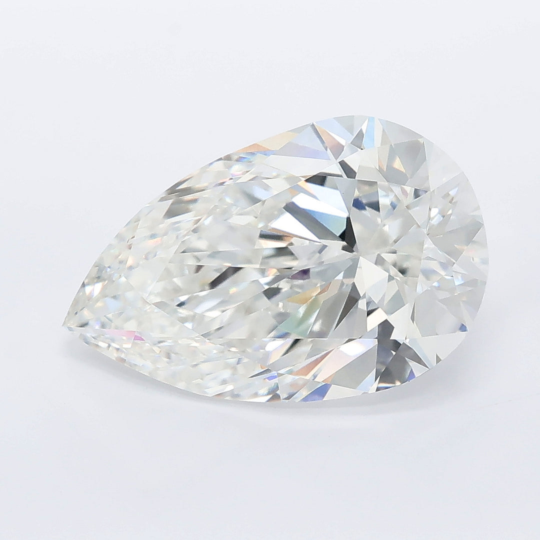 5.07 Carat Pear Cut Lab Grown Diamond VVS2E