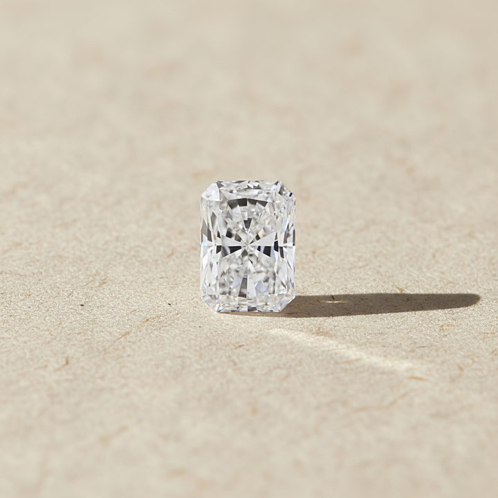 5.07 Carat Radiant Lab Grown Diamond, VVS1/D