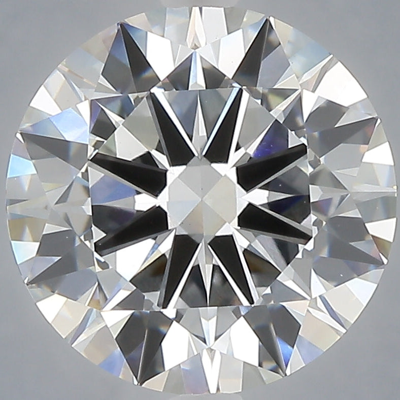 Diamante cultivado en laboratorio de talla redonda de 5,07 quilates VVS2 F