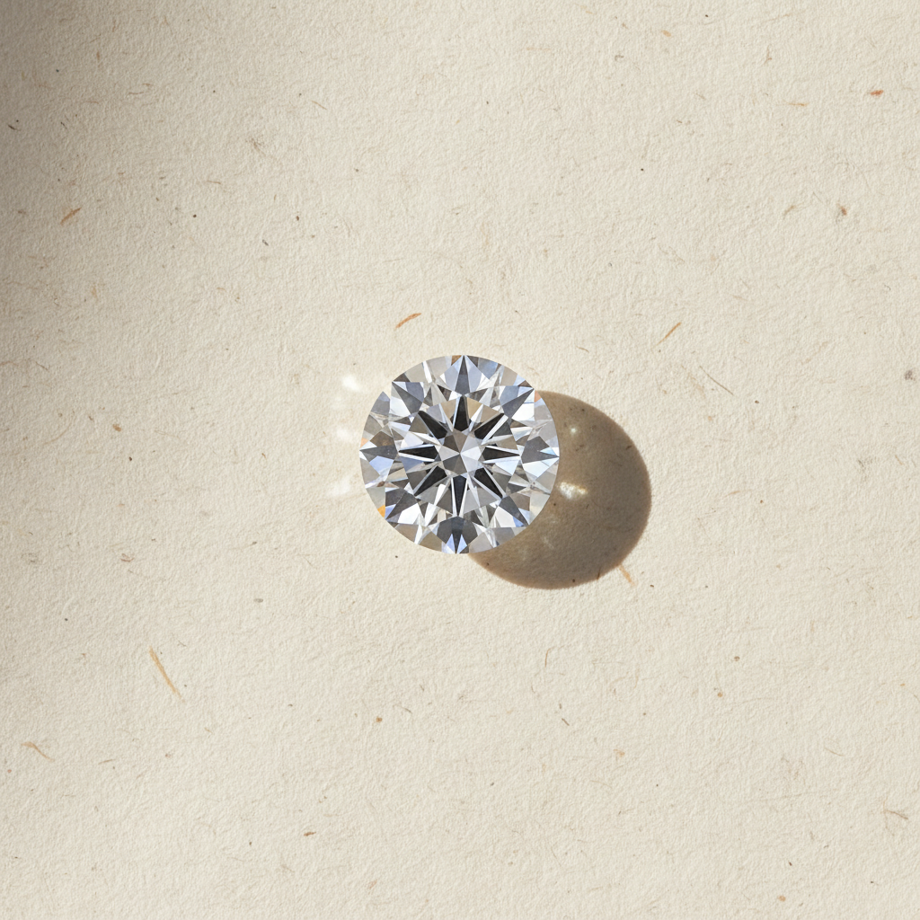 5.07 Carat Round Brilliant F VS2 CVD Lab Grown Diamond Excellent Cut IGI Certified