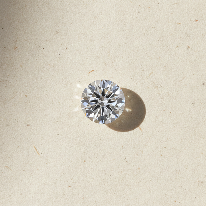 5.07 Carat Round Brilliant F VS2 CVD Lab Grown Diamond Excellent Cut IGI Certified
