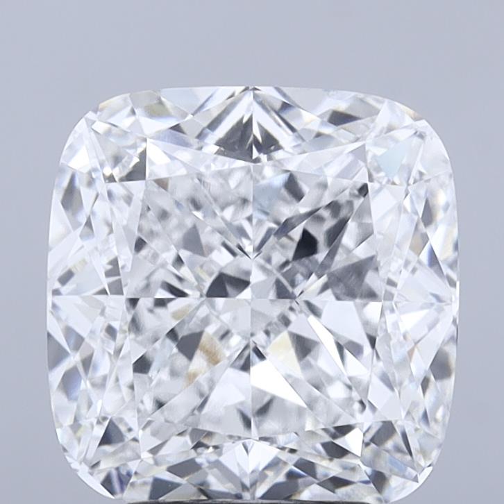 5.08 Carat Cushion Lab Grown Diamond VVS2 E