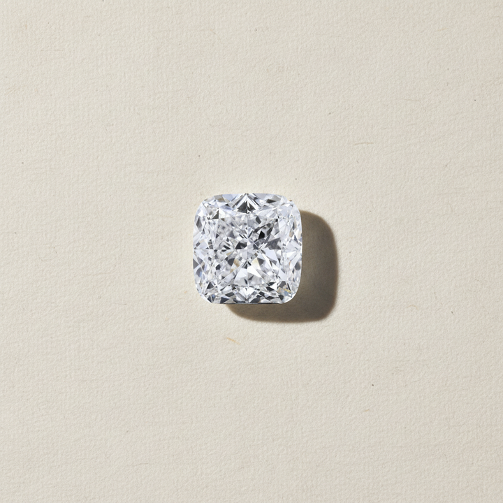 5.08 Carat Cushion Lab Grown Diamond, VVS2/E