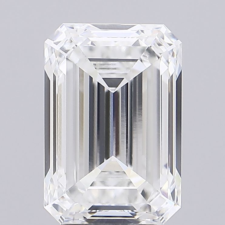 5.08 Carat Emerald Cut Lab Grown Diamond VVS1F Color