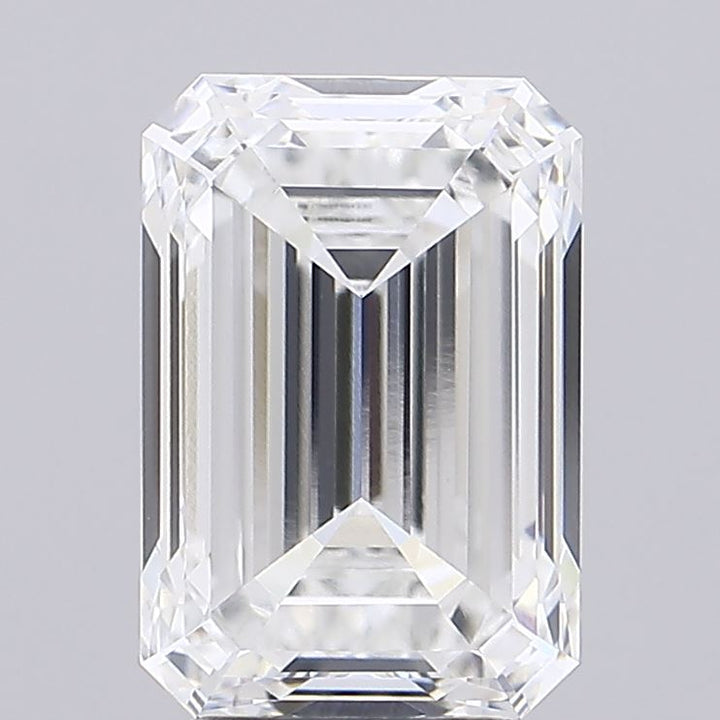 5.08 Carat Emerald Cut Lab Grown Diamond VVS1F Color