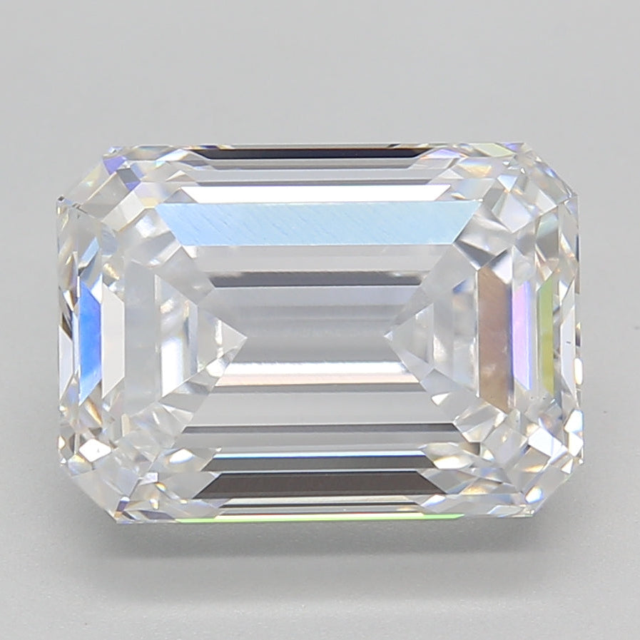5.08 Carat Emerald Cut Lab Grown Diamond VVS2 E
