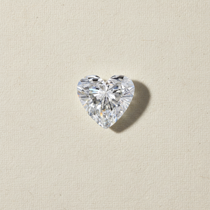 5.08 Carat Heart Cut Lab Grown Diamond VS2 F Color IGI Certified
