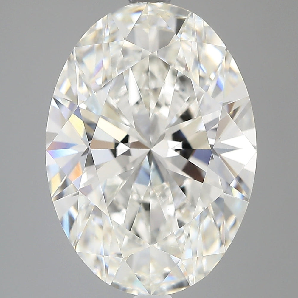 Diamante coltivato in laboratorio a taglio ovale da 5,08 carati VS1 F