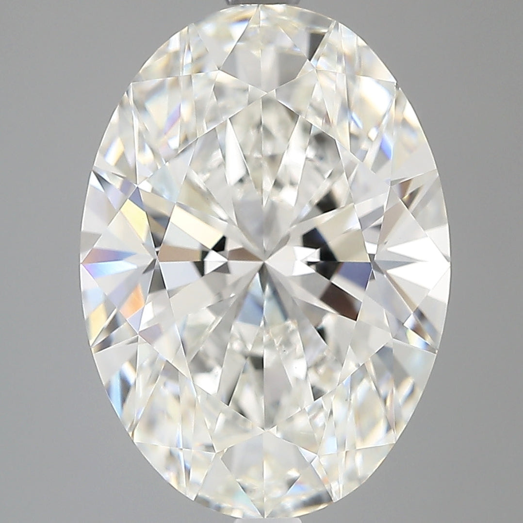 5.08 Carat Oval Cut Lab Grown Diamond VS1 F