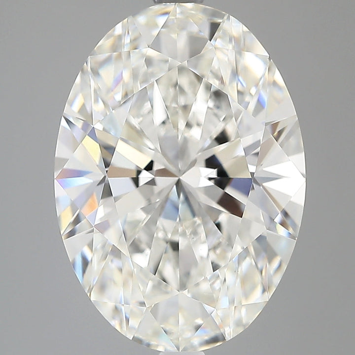 5,08 karaat ovaal geslepen laboratoriumdiamant VS1 F