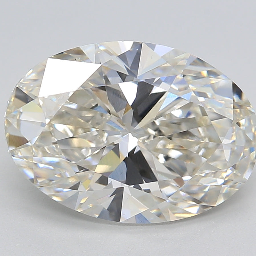 5.08 Carat Oval Cut Lab Grown Diamond VS1 H