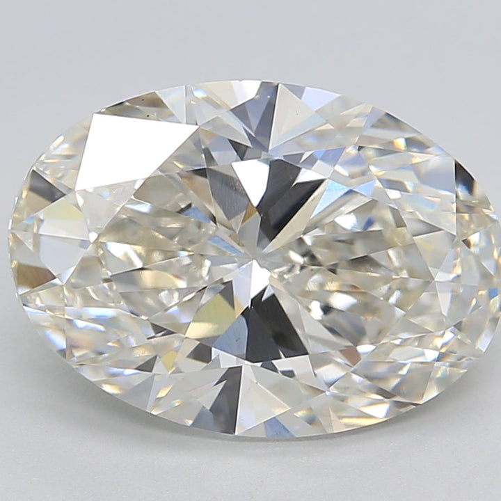 5.08 Carat Oval Cut Lab Grown Diamond VS1 H