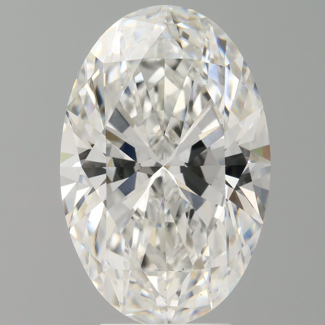5.08 Carat Oval Cut Lab Grown Diamond VS2 F
