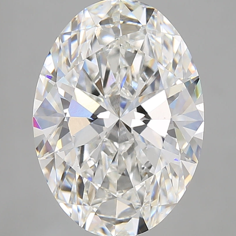 5.08 Carat Oval Lab Grown Diamond VVS2 F