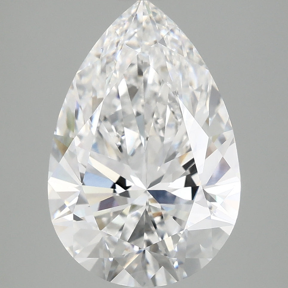 5.08 Carat Pear Cut Lab Grown Diamond VS1E 