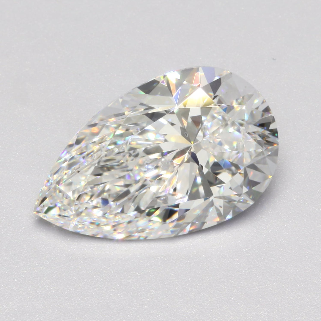 5.08 Carat Pear Cut Lab Grown Diamond,VS2E