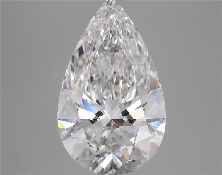 5.08 Carat Pear Cut Lab Grown Diamond VS2E Color