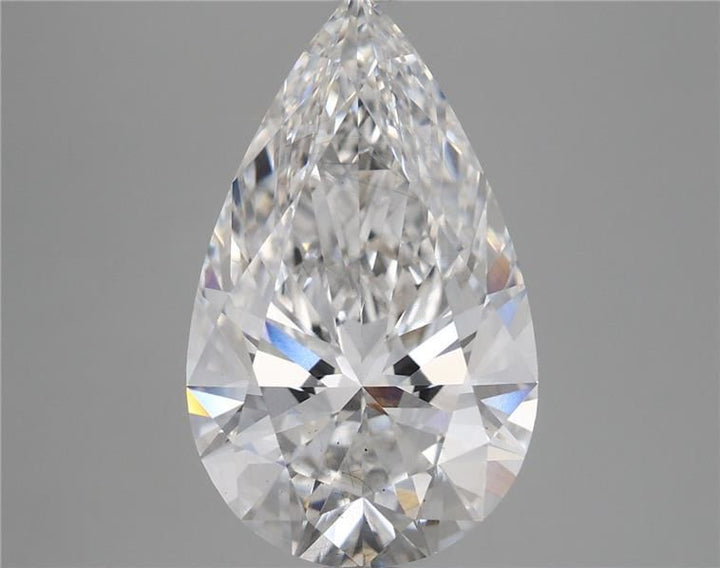5.08 Carat Pear Cut Lab Grown Diamond VS2E Color