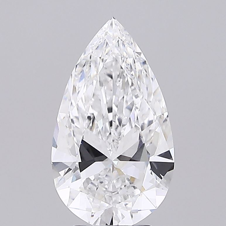 5.08 Carat Pear Cut Lab Grown Diamond VVS2D