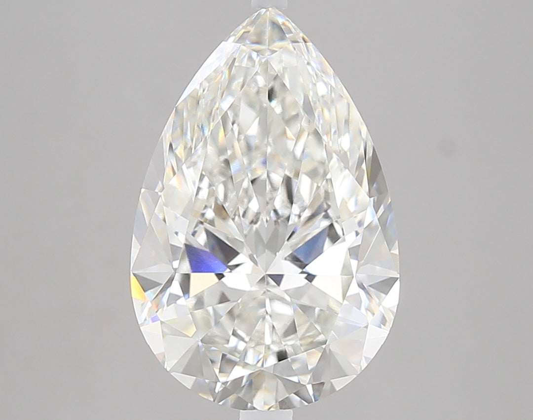 5.08 Carat Pear Cut Lab Grown Diamond,VVS2F