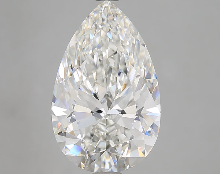 5.08 Carat Pear Cut Lab Grown Diamond VVS2F Color