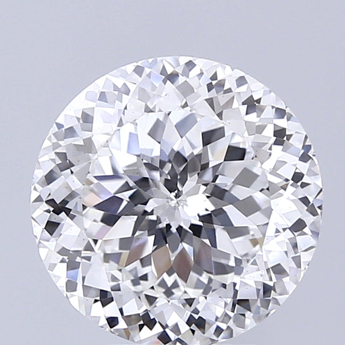 5,08 Karat portugiesischer geschliffener, im Labor gezüchteter Diamant VS1 F