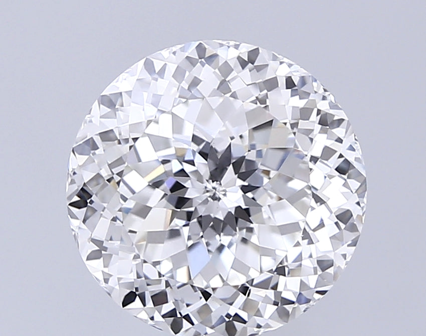 5,08 Karat portugiesischer geschliffener, im Labor gezüchteter Diamant VVS2 E