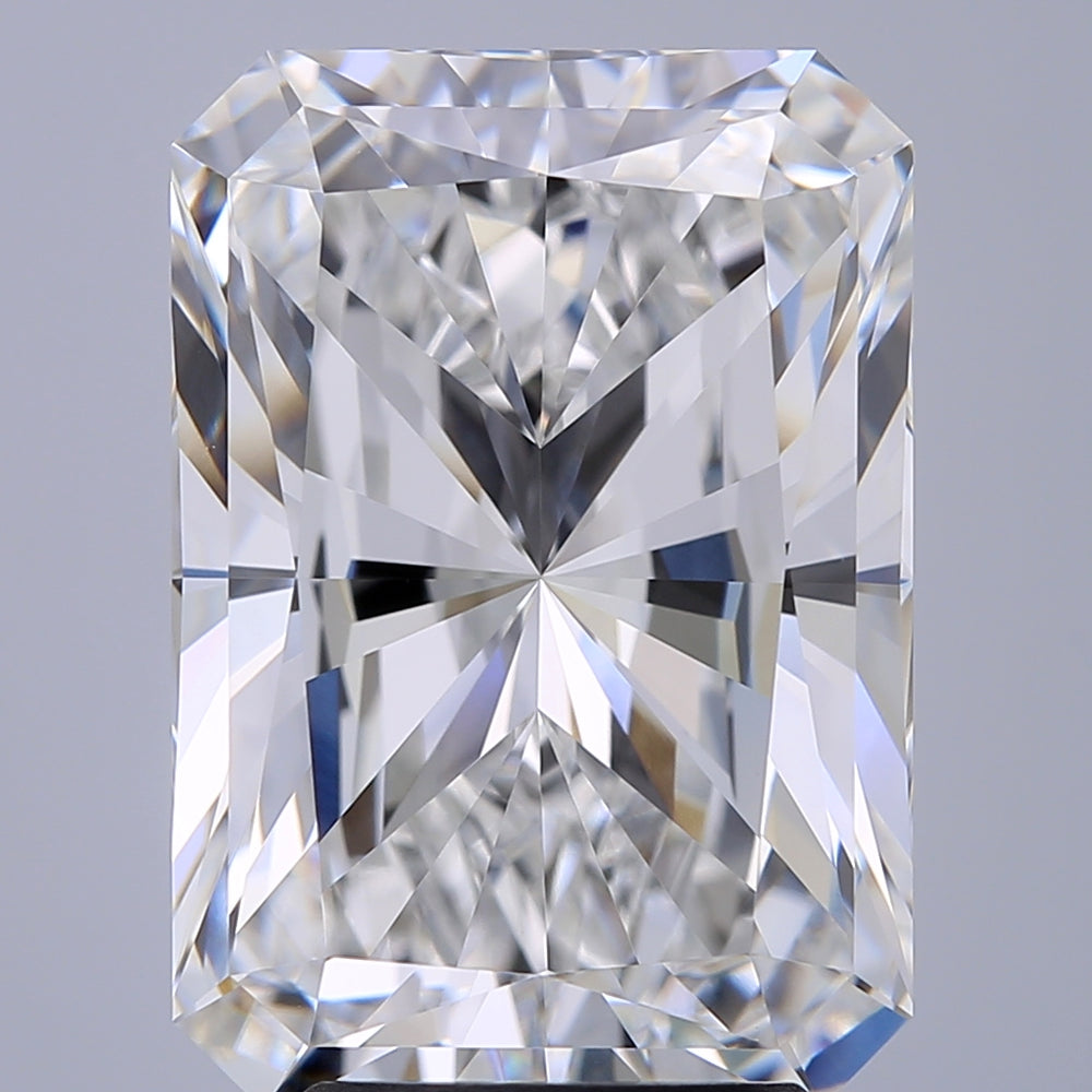 Diamant cultivé en laboratoire de 5,08 carats, taille radiante VVS1 E