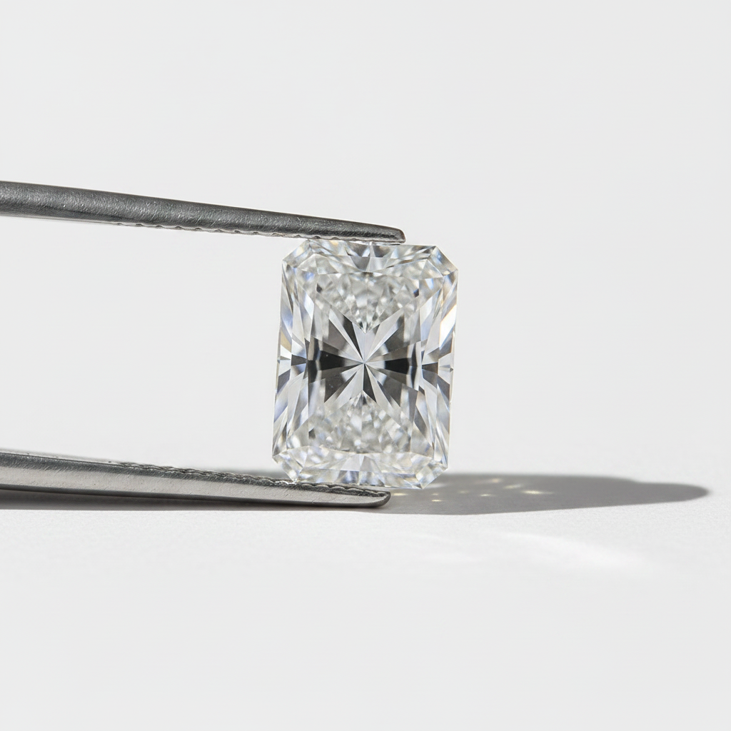 5,08 karaat stralend geslepen laboratoriumdiamant, VVS1/E