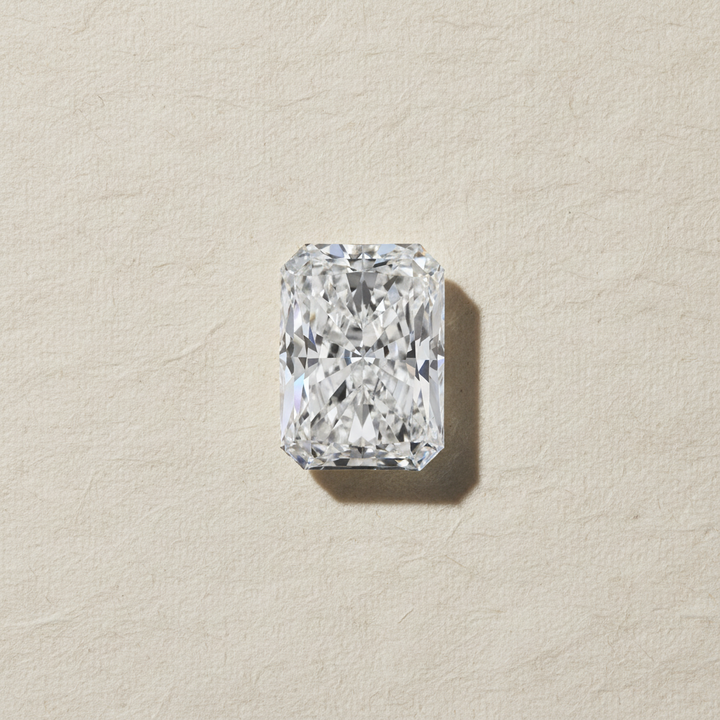 5.08 Carat Radiant Lab Grown Diamond, VS2/D