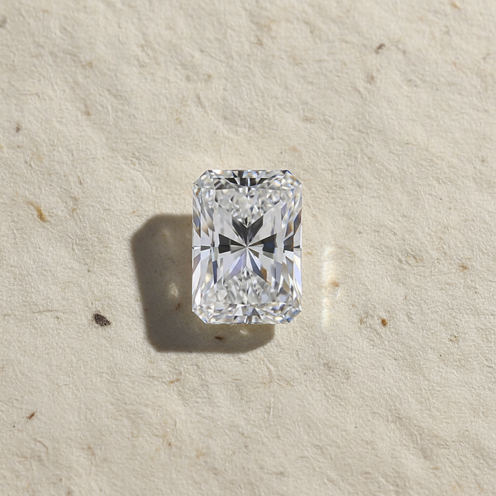 5.08 Carat Radiant Lab Grown Diamond, VVS1/E